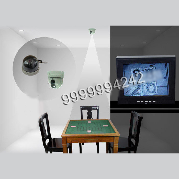 Five Inches Black Plastic PTZ Casino Cheating Devices For Invisible