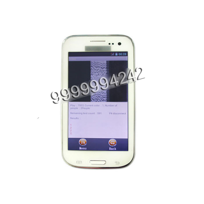 White Samsung S4 Mobile Phone Poker Cheat Device Marked Playing Cards Analyzer