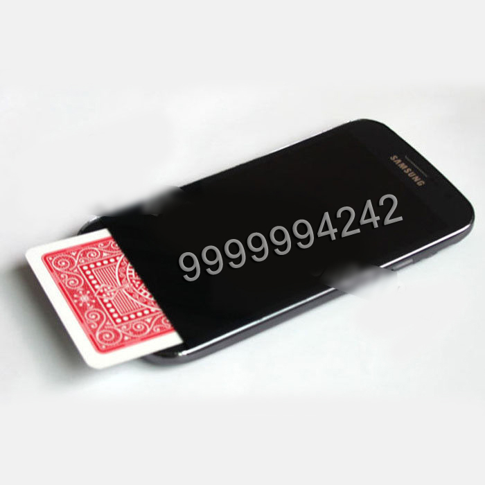 White Plastic Iphone Six Mobile Poker Exchanger Gambling Cheat Device