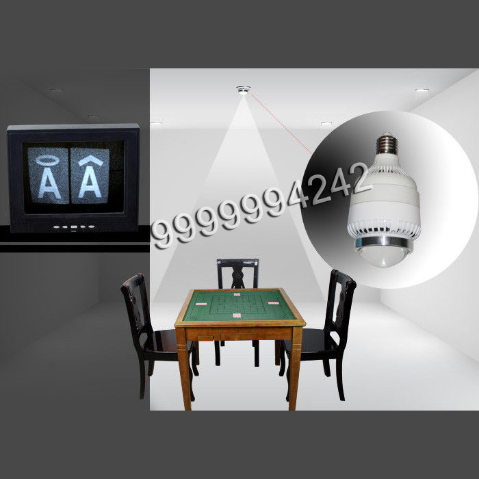 White Efficient Light Led Bulb Casino Cheating Devices Apply To Backside Marked Cards