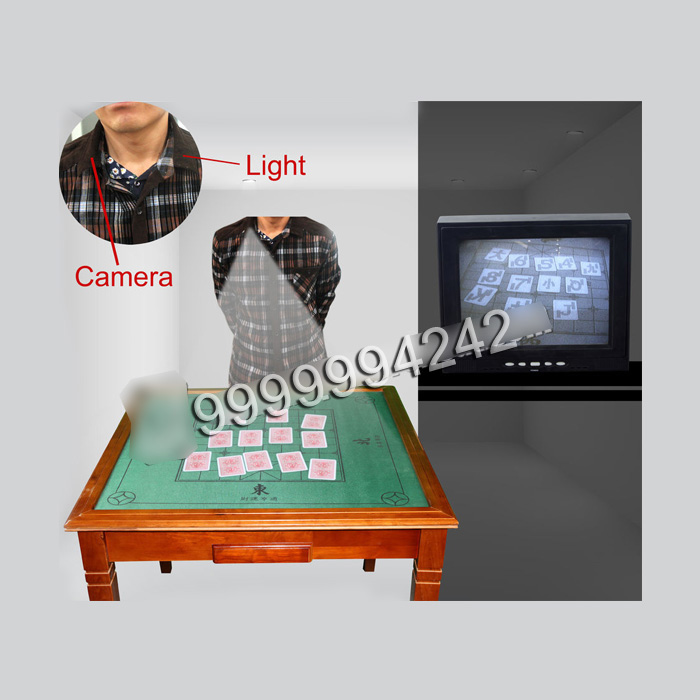 Playing Card Scanner Collar Camera To See The Backside Marking Playing Cards