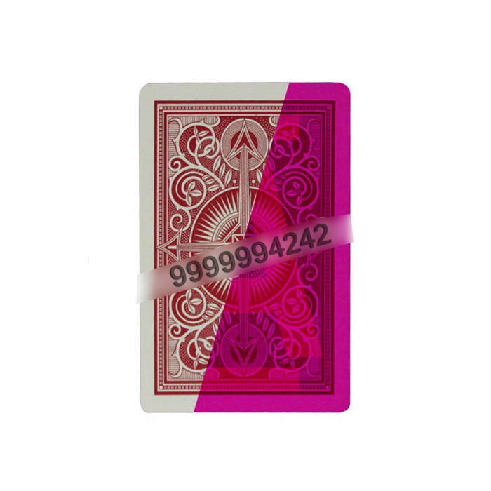 Magic Props Arrow Kem Plastic Invisible Playing Cards For UV Contact Lenses Gambling Cheat