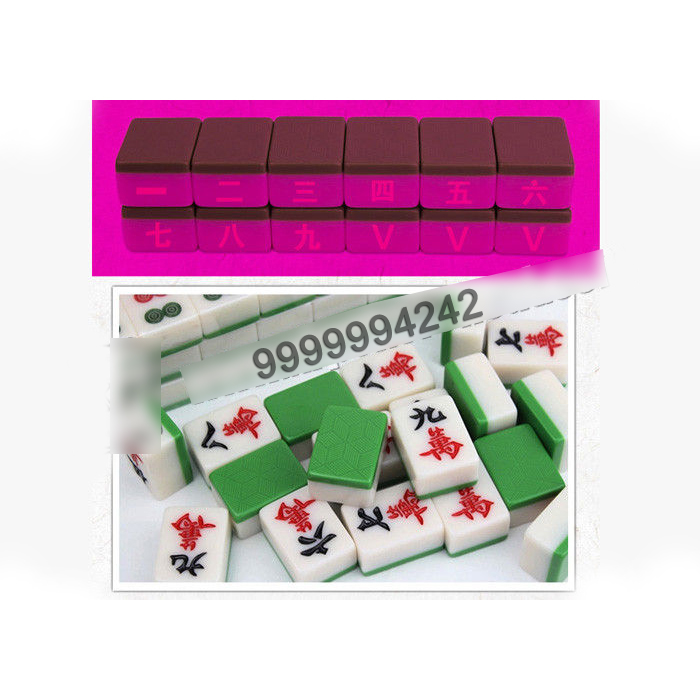 Chinese Unique Marked Gambling Mahjong 136 Pieces For Entertainment