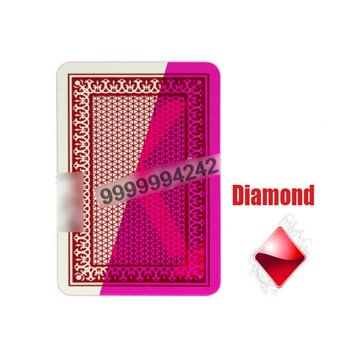 Red Four Jumbo Index Invisible Playing Cards For Contact Lenses