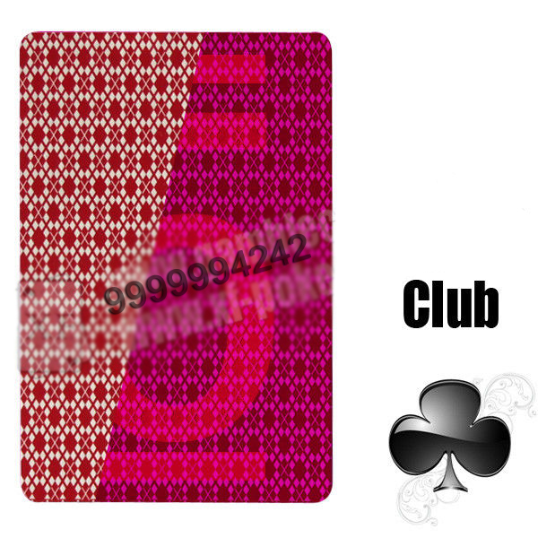 Magic Show Invisible Playing Cards, 3A Red Poker Cards for Gambling cheat