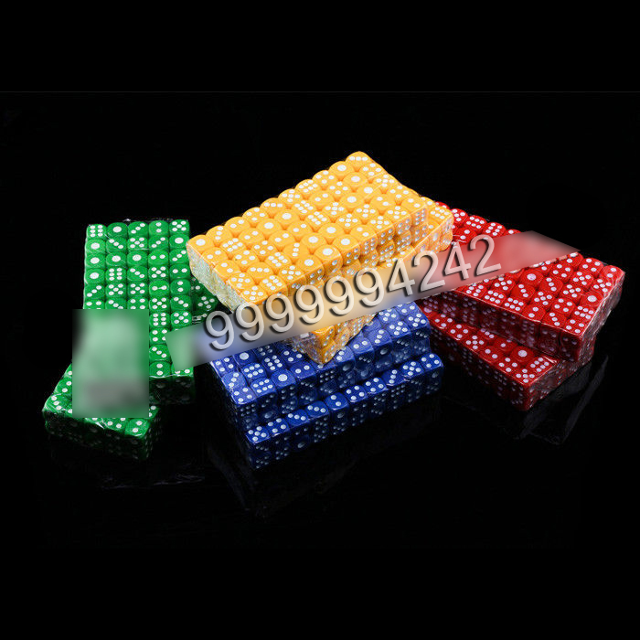 Colorful Liquid Casino Magic Dice Gambling Cheat Devices Plastic Mercury