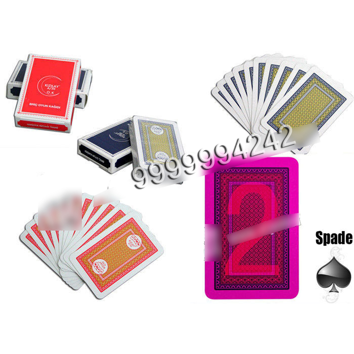 Kizilay Invisible Ink Marked Poker Cards Marking Playing Cards For Contact Lenses