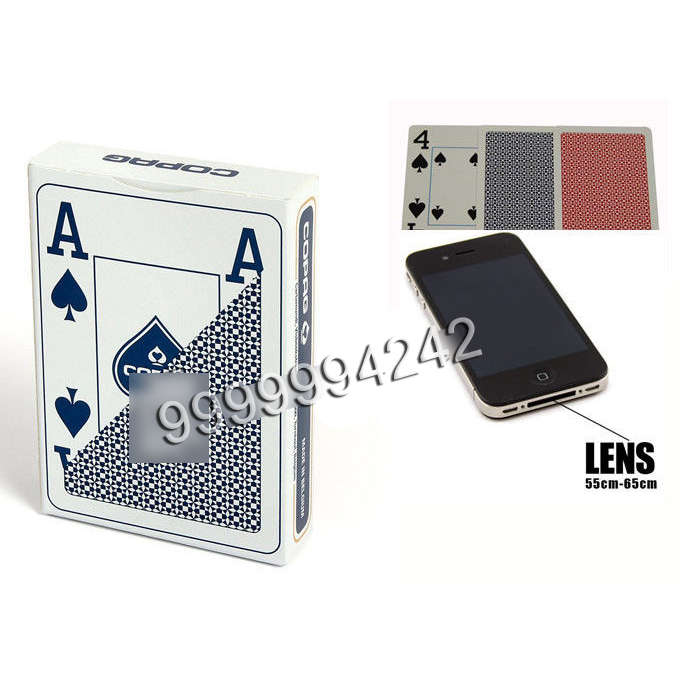 Blue Jumbo Four Index Copag Plastic Playing Cards For Poker Predictor