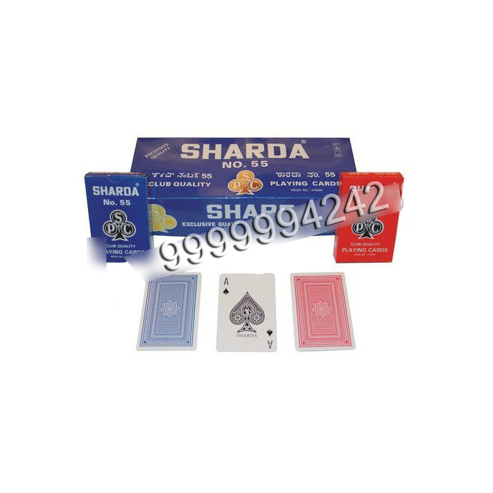 Sharda 55 Marked Poker Cards India Andar Bahar Game Blind Game