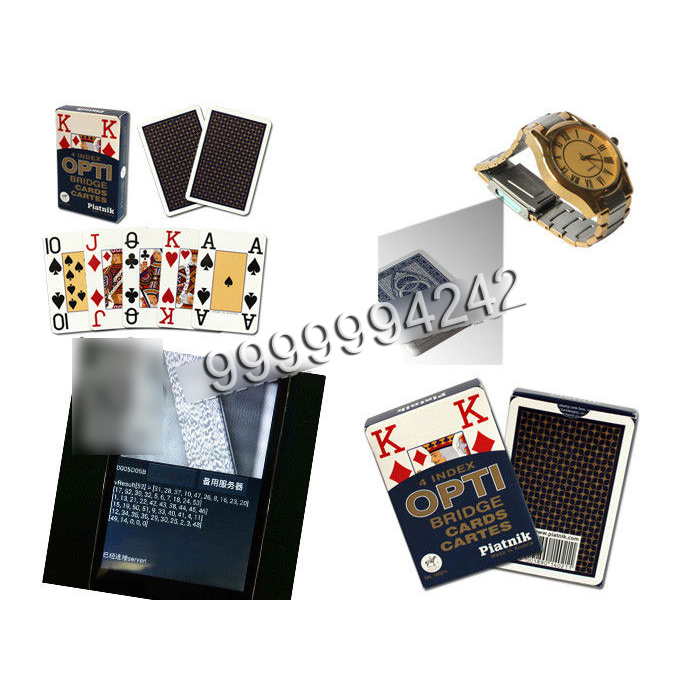 Four Index Opti Bridge Marked Poker Cards Cartes Piatnik With Markings