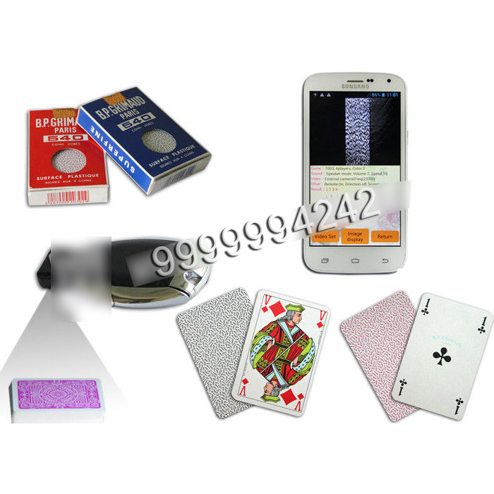 Four Regular Index Paper Marked Playing Cards Invisible Barcode For Poker Scanner