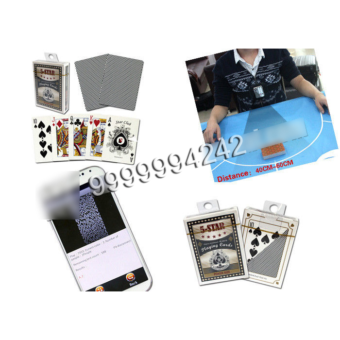 Five Star Invisible Playing Card cheating to Poker Analyzer Monte Carlo