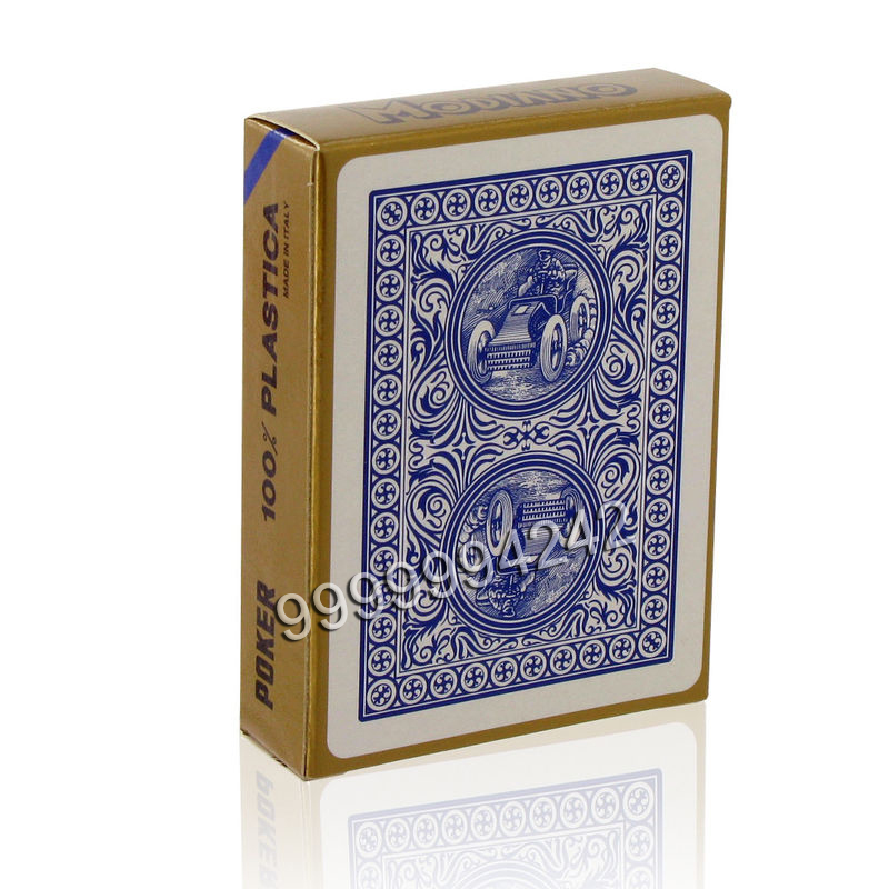 Plastic Modiano Golden Trophy Gambling Props Casino Grade Playing Cards
