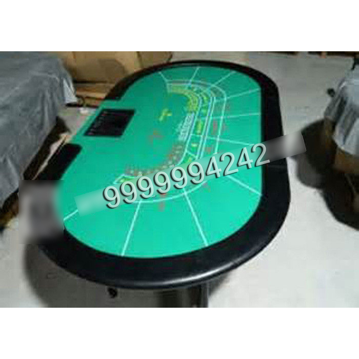 Luxury Texas Holdem Poker Card Games Casino Gaming Baccarat Table