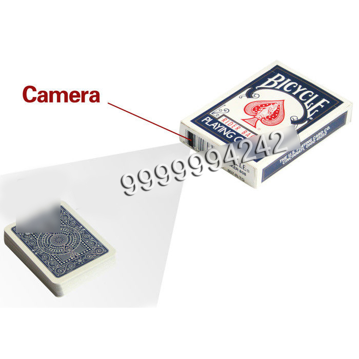 Mini Paper Bicycle Playing Cards Poker Scanner Case Camera For Analyzer
